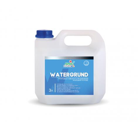 Watergrund Nanofarb — Грунтовка акрилова глибокого проникнення, 3 л