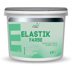 Elastikfarbe Nanofarb white - semi-matte rubber paint, 1.2 kg