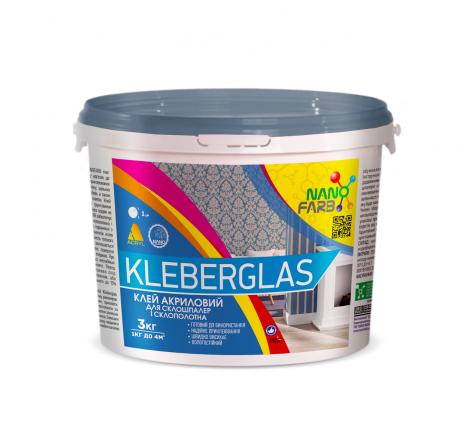 Kleberglas Nanofarb — Клей для склошпалер та склополотна, 3 кг