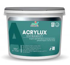 Acrylux Nanofarb — latex silky-matte water-dispersion washable paint for ceilings and walls 14kg