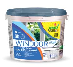 Windoor Aqua Nanofarb — Эмаль акриловая для окон и дверей,  0.9 л