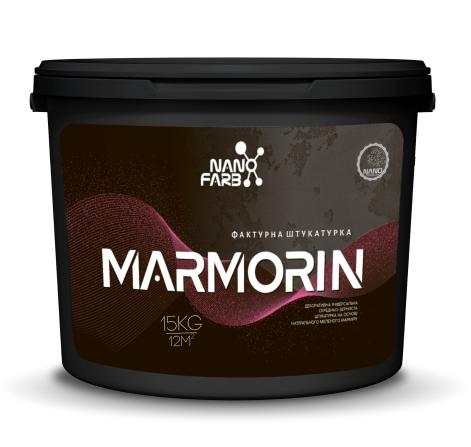 Marmorino Nanofarb — Декоративна рельєфна штукатурка, 15 кг