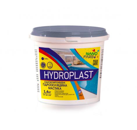 Hydroplast Nanofarb — single-component water seal mastic, 1.4 kg