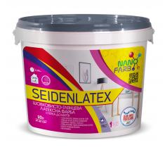 Seidenlatex Nanofarb — latex silky-glossy water-dispersion washable paint for ceilings and walls, 10 l