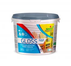 Gloss Aqua Nanofarb — Эмаль глянцевая универсальная,  2.7 л