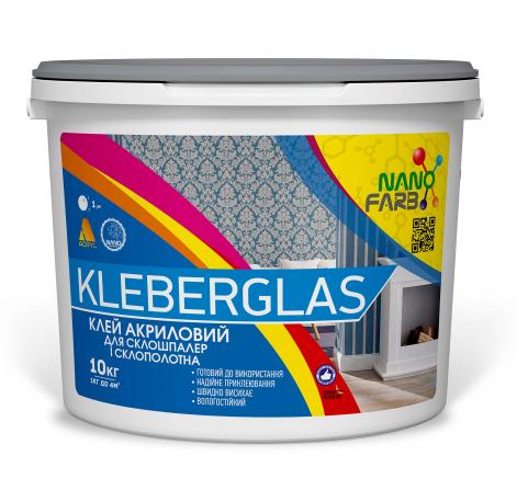 Kleberglas Nanofarb — клей для склошпалер та склополотна, 10 кг