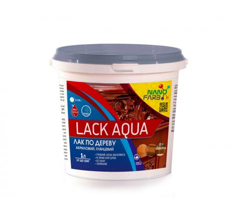 Lack Aqua Nanofarb — Лак по дереву, 1 л