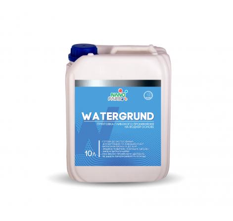Watergrund Nanofarb is a universal deep penetration clearcole for interior and exterior use, 10 l