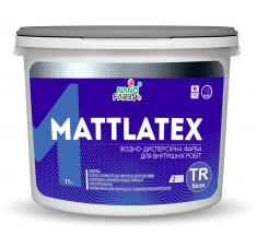 Mattlatex Nanofarb — Інтер'єрна акрилова латексна фарба миюча база TR,  11 кг