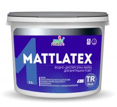 Mattlatex Nanofarb — Інтер'єрна акрилова латексна фарба миюча база TR,  5.5 кг