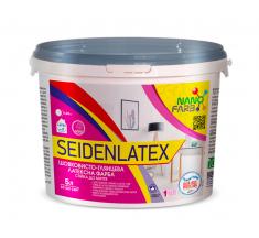 Seidenlatex Nanofarb  — Інтер'єрна шовковисто-матова латексна фарба, 5 л