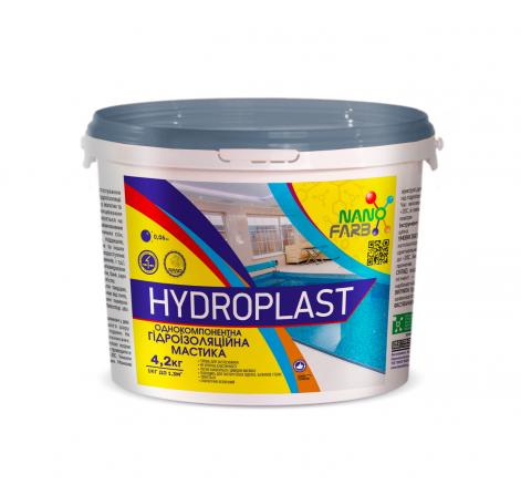 Hydroplast Nanofarb — single-component water seal mastic, 4.2 kg