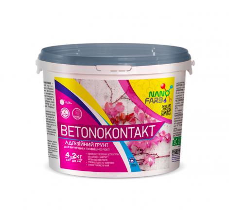 Betonokontakt Nanofarb - adhesive clearcole for interior and exterior use, 4.2 kg